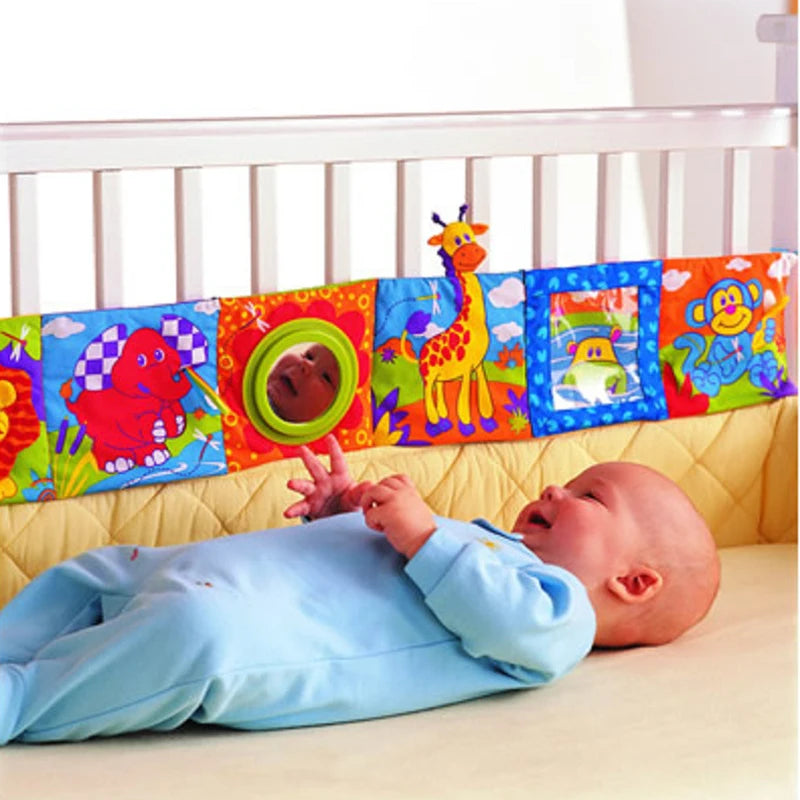 Crib Bumper Baby Rattle Toy Book