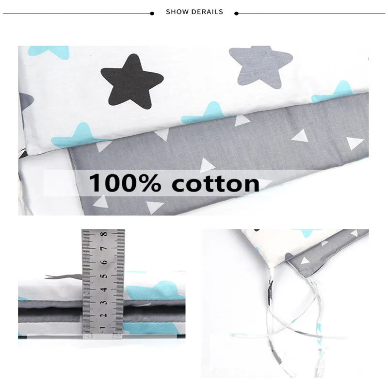 Baby Bed Bumpers Cushion, Cot Protector Pillows