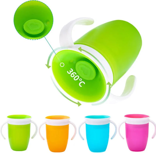 360 Degrees Can Be Rotated Baby Learning Drinking Cup