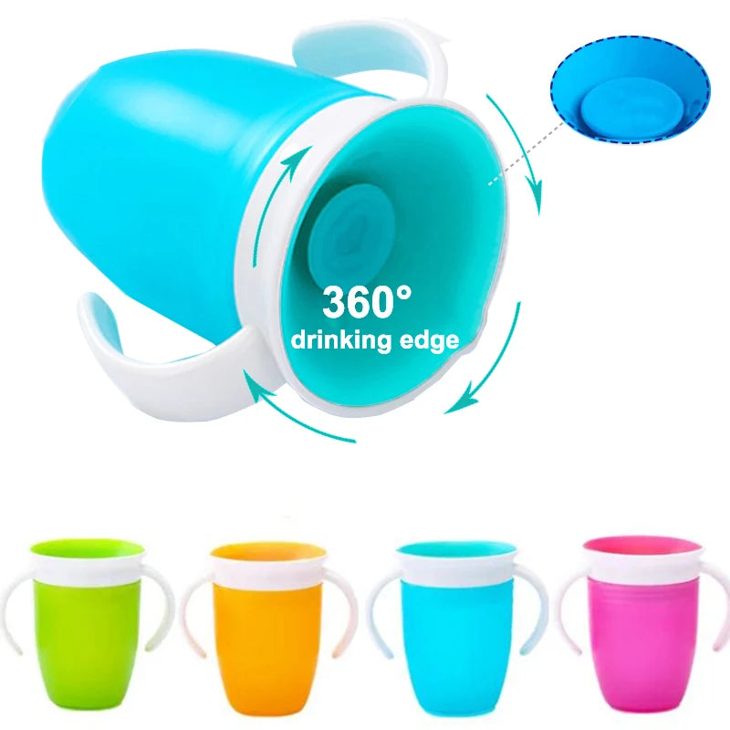 360 Degrees Can Be Rotated Baby Learning Drinking Cup