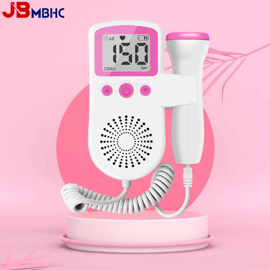 3MHz Ultrasound Baby Heart Rate Detector Pregnant