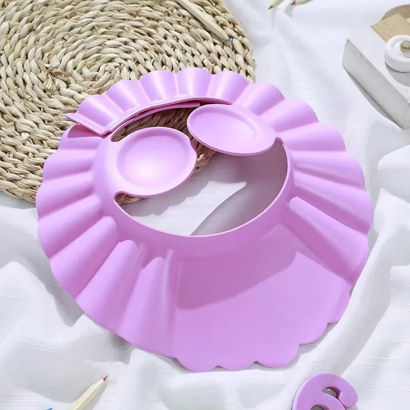 2PCS Adjustable Waterproof Baby Shower Caps