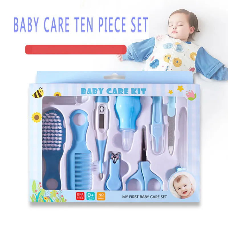 10-in-1 Baby Health & Grooming Essentials Kit