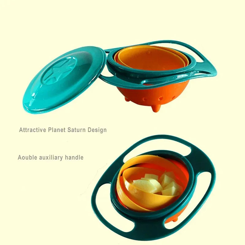 Baby Training  360° Rotate Spill-Proof Feeding Dish