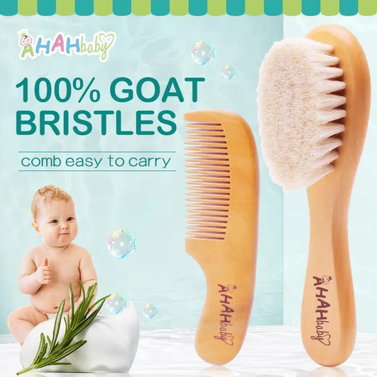 2pcs/Set Baby Hair Brush And Comb Set