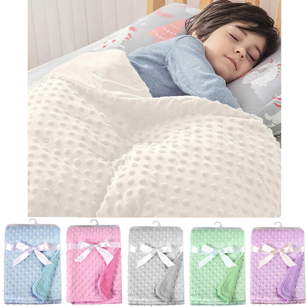 Baby Blanket & Swaddling Newborn Thermal Soft Fleece Blanket