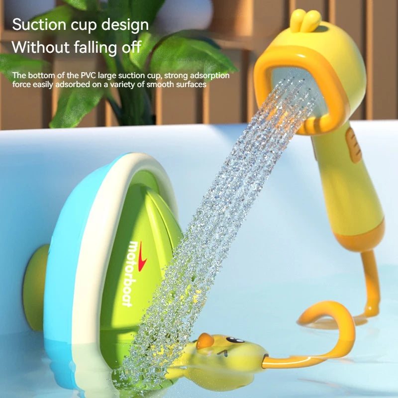 Cute Duck Electric Water Spray Bathroom Bathing Toys