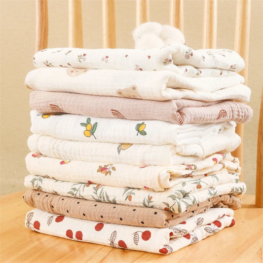 Cotton Gauze Muslin Baby Blanket