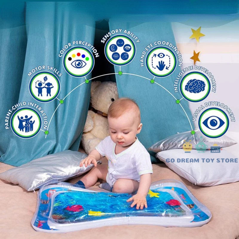 Baby Water Mat Inflatable Cushion Educational Toy