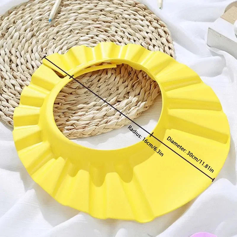 2PCS Adjustable Waterproof Baby Shower Caps